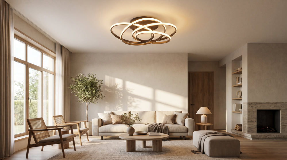 Designer LED ceiling lights