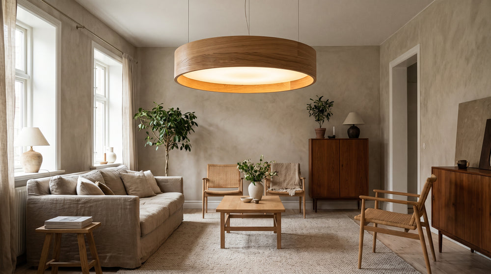 Wooden LED ceiling lights
