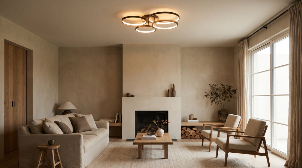Rechargeable LED ceiling lights