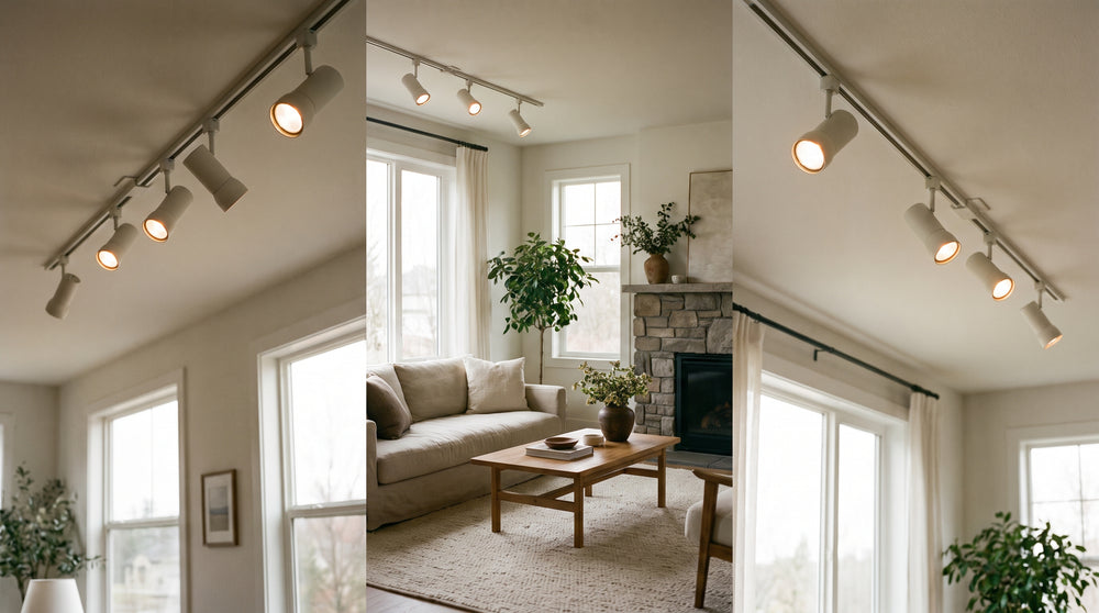 Anthracite/grey spotlights