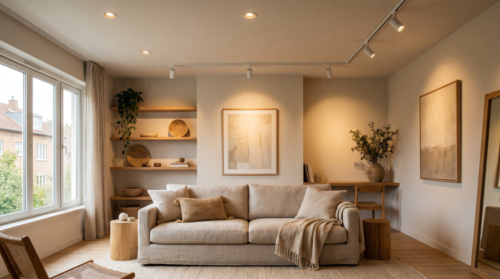 Motion sensor LED spotlights