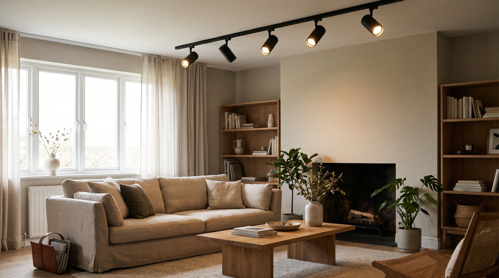 Black LED spotlights
