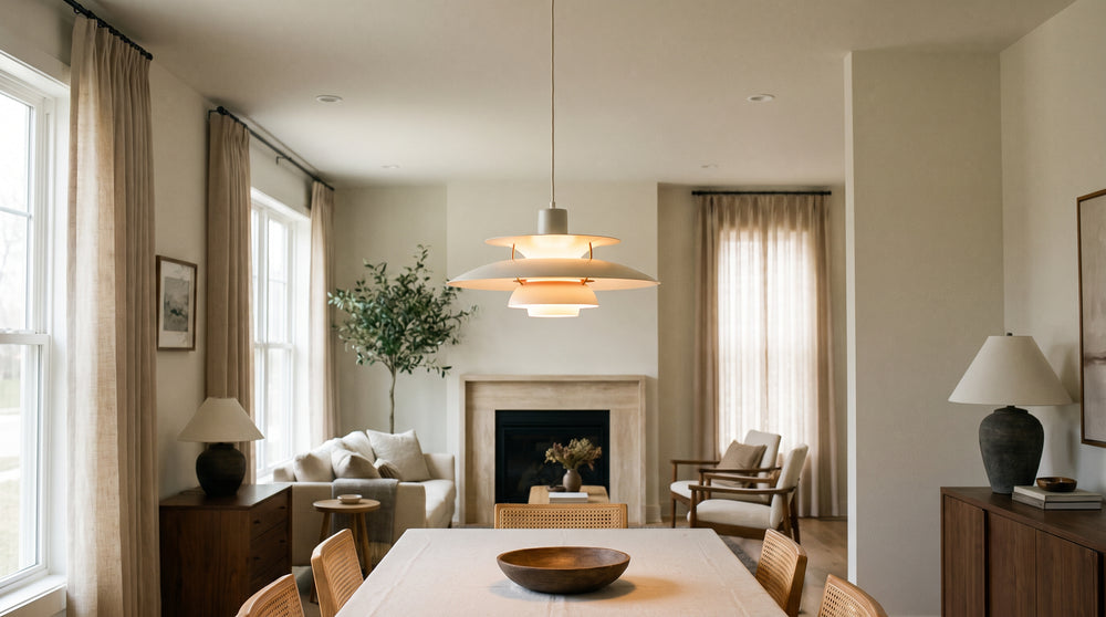 Contemporary pendant light