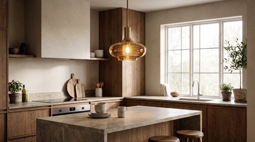 Designer kitchen pendant light