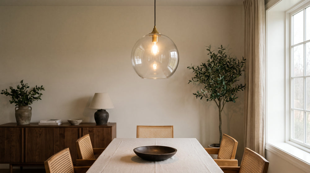 Porcelain pendant light