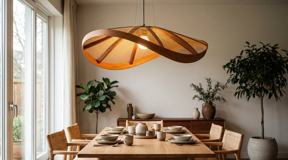 Stainless steel pendant light