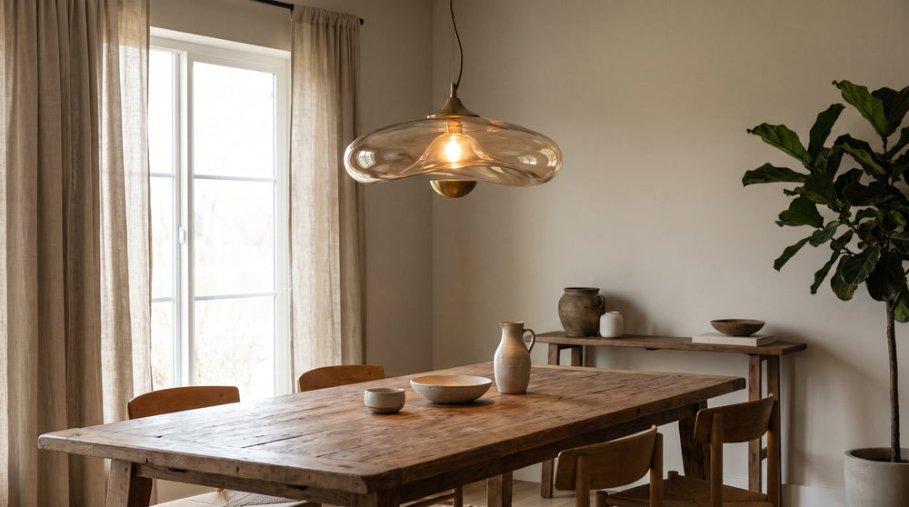 Neon pendant light