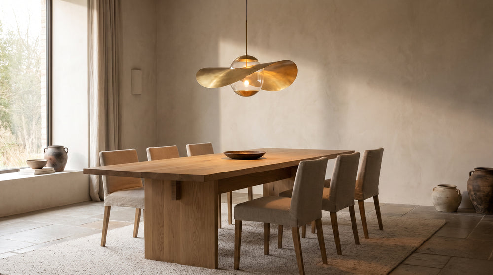 Petal pendant light