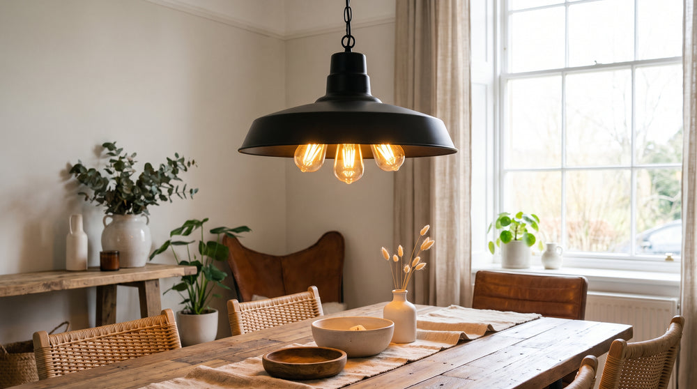 Industrial-style LED pendant lights