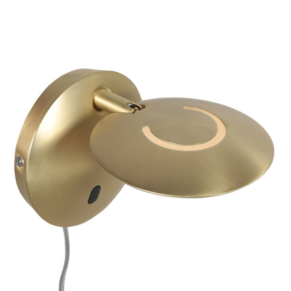 Zenith2 gold wall lamp