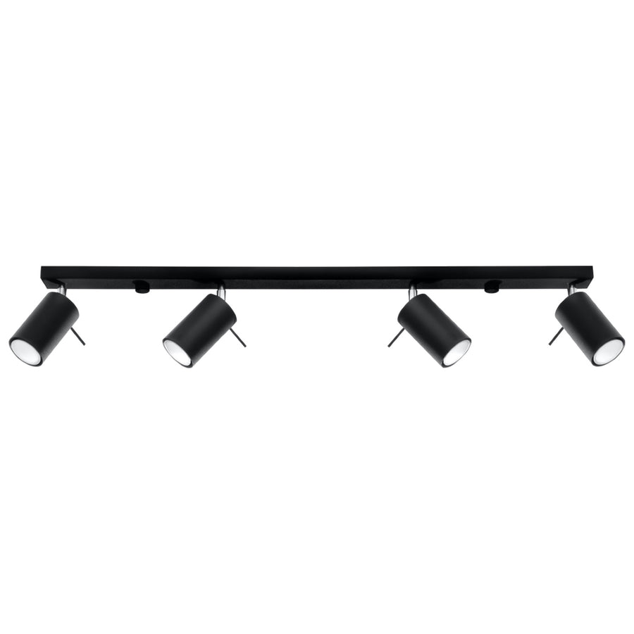Plafonnier RING 4L Noir