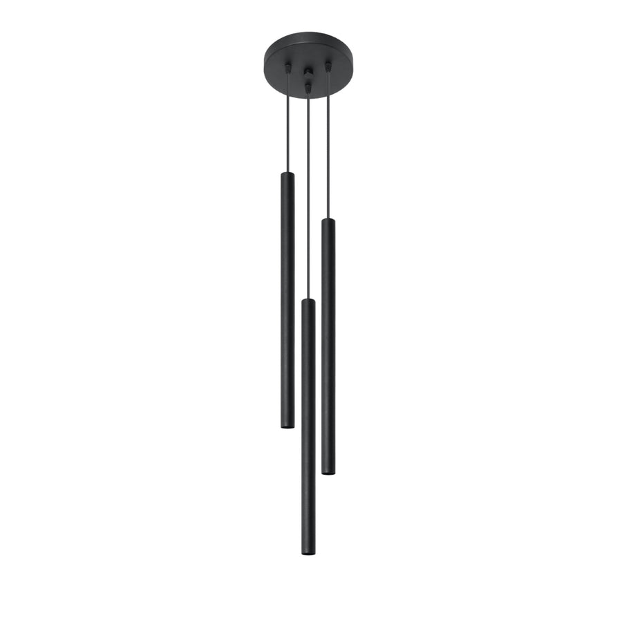 Lampe pendante PASTELO 3P Noir