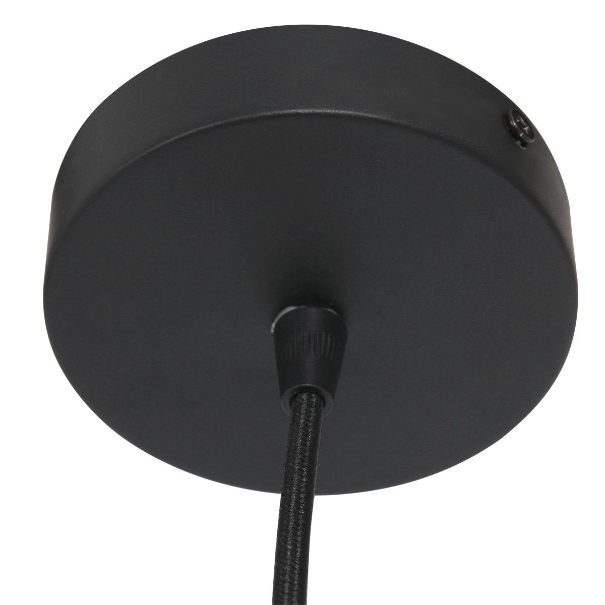 Suspension corde ajourée Ø 23 cm, abat-jour tressé naturel | Séram
