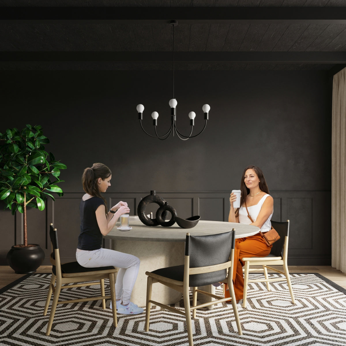 Lustre PICCOLO 3 noir
