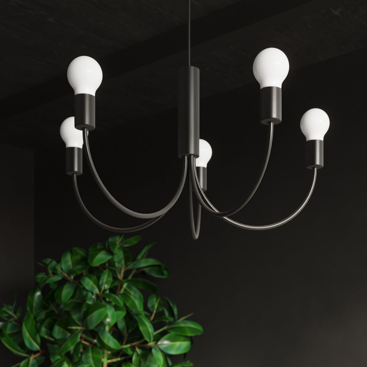 Lustre PICCOLO 3 noir