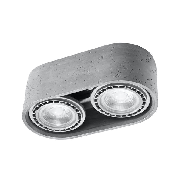 BASIC 2 concrete ceiling light