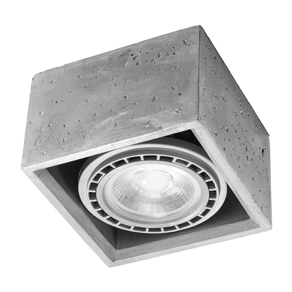 QUATRO 1 concrete ceiling light