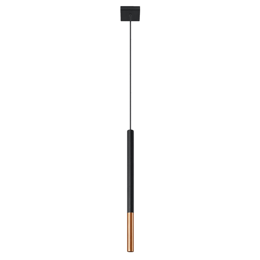 Lampe suspendue MOZAICA 1 Noir / cuivre