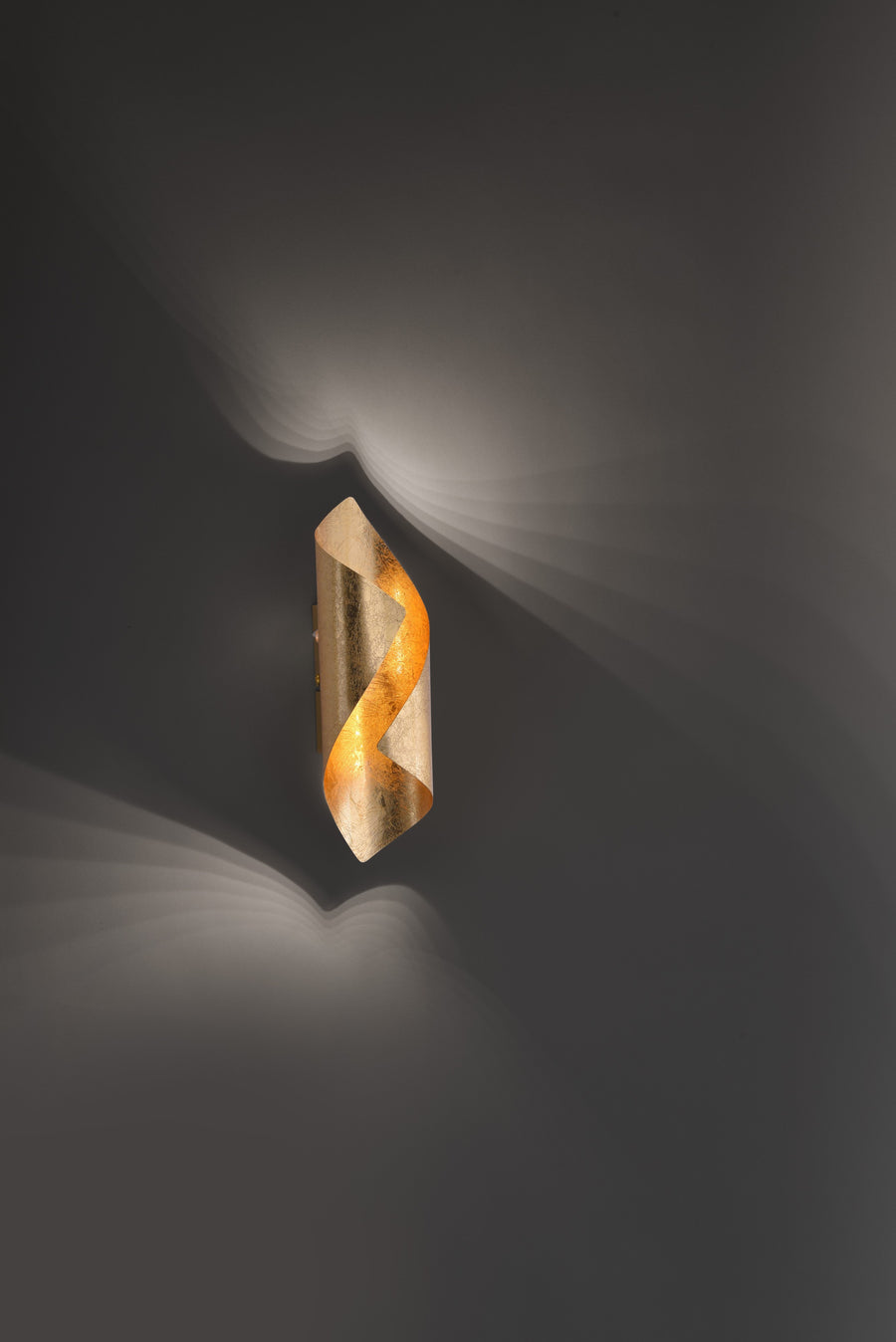 Applique murale Nevis dorée
