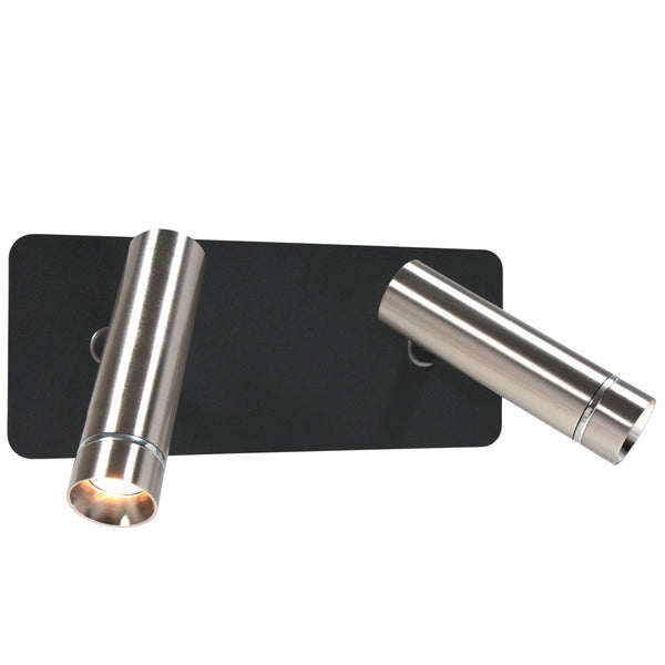 Lumo silver wall lamp