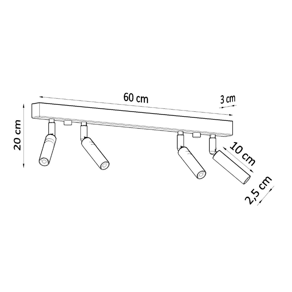 Plafonnier EYETECH 4
