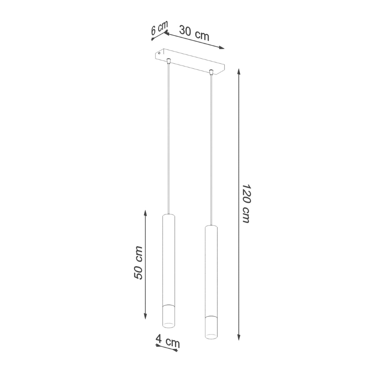 Lampe pendante WEZYR 2 noir