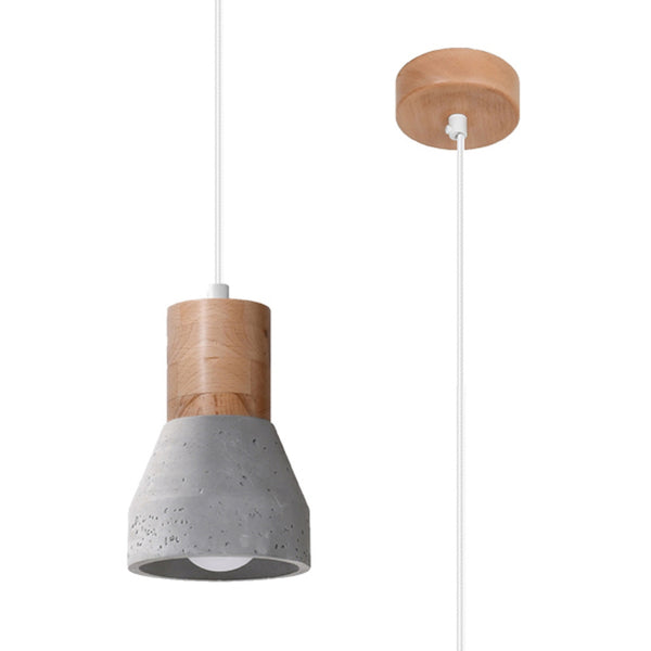 QUBIC grey pendant lamp