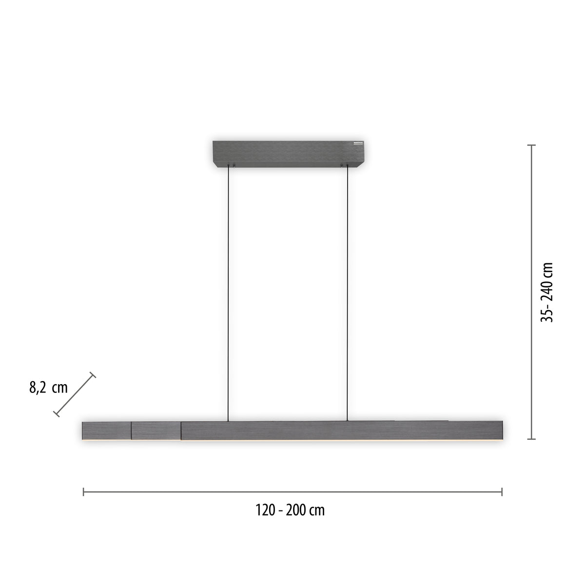 Suspension Pure-Moto-Rise grise