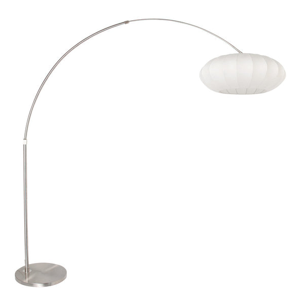 Luma-Nola silver floor lamp