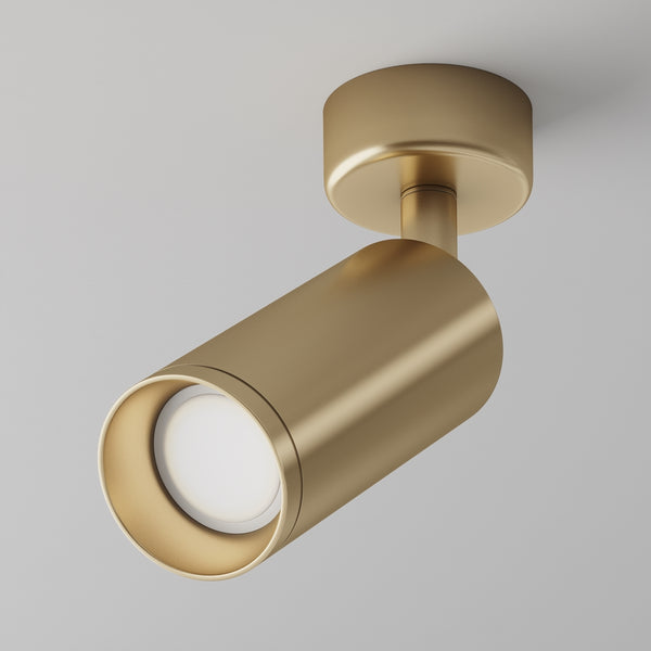 Gold ceiling spotlight