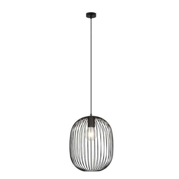 Onyx 1-light black pendant light