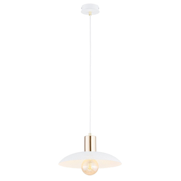 Spirit 1-light white pendant light