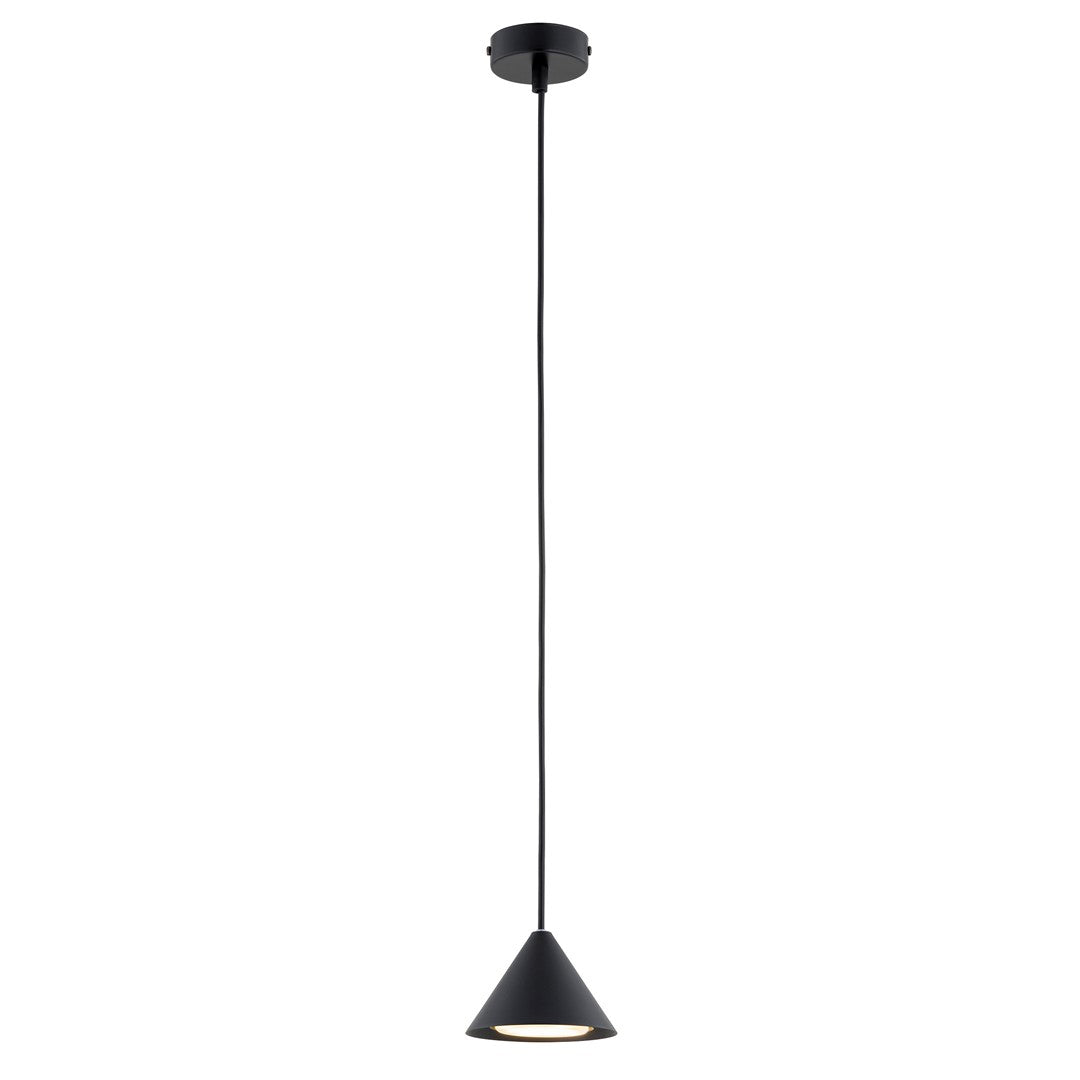 Elit 1-light black pendant light