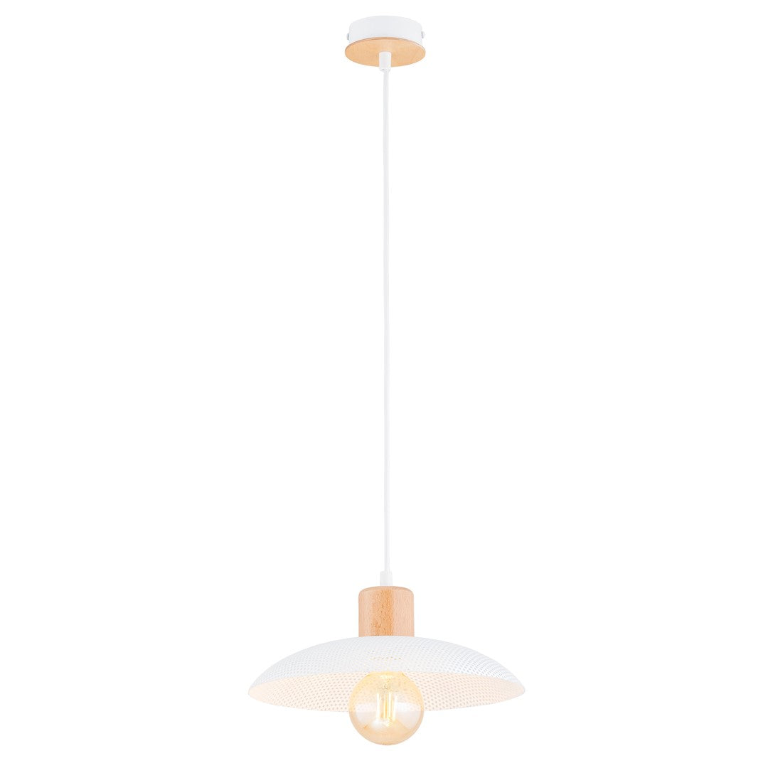 Kobe 1-light white pendant light