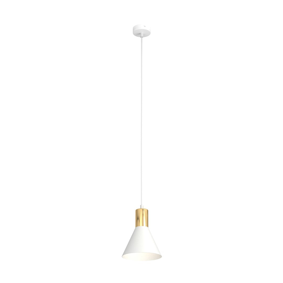 Rosa 1-light white pendant light