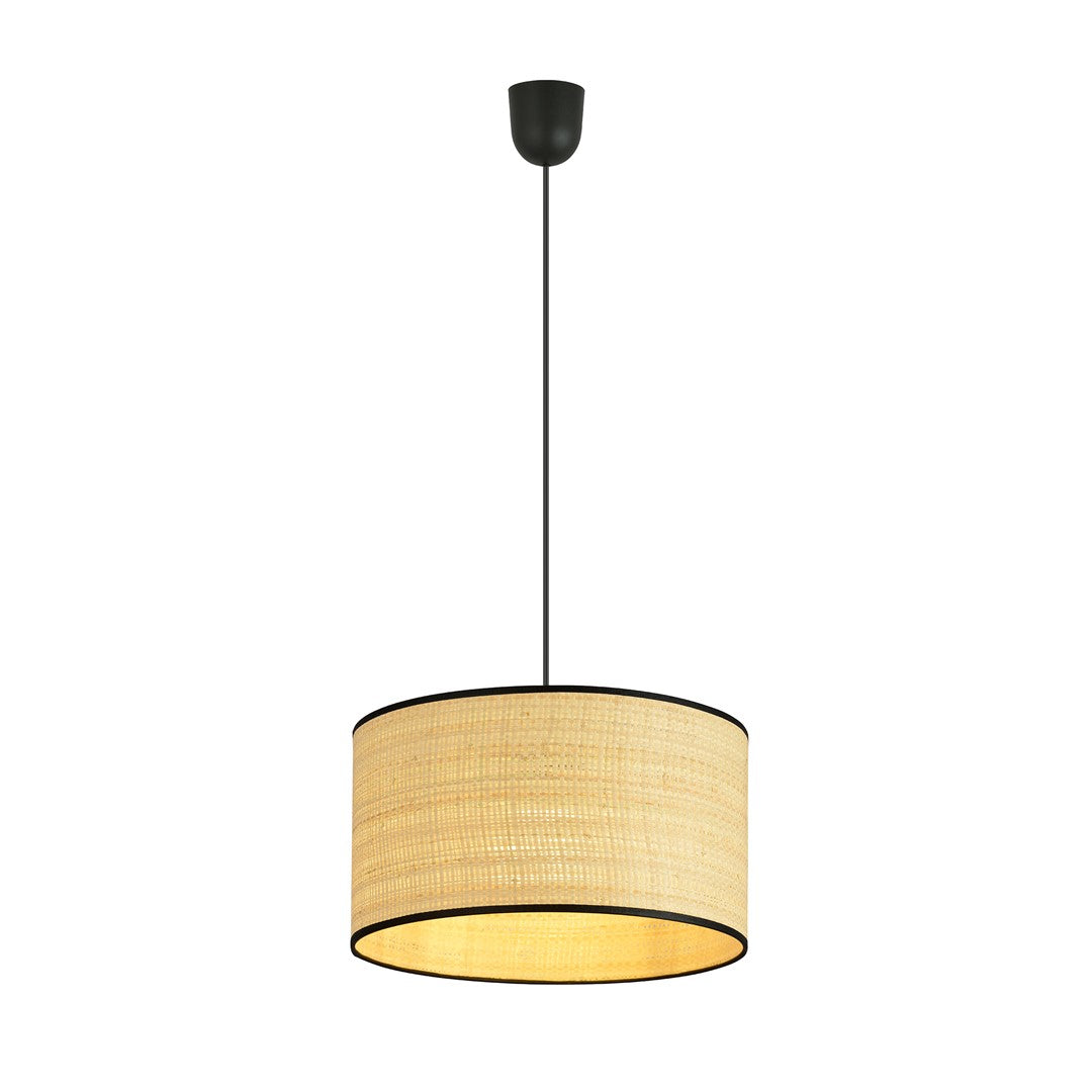 Aston 1-light pendant, rattan