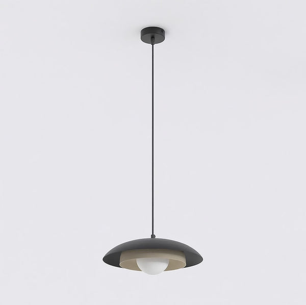 Skin 1-light pendant lamp, black and mocha
