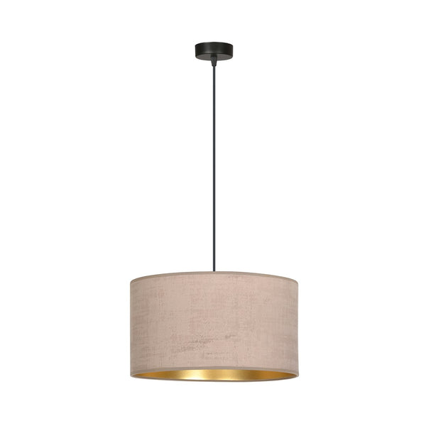 Hilde 1-light black and pink pendant light