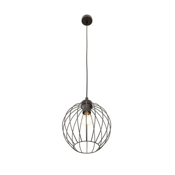 Nando 1-light black pendant light