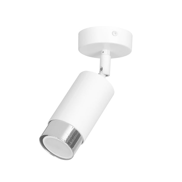 1-light Hiro spotlight white and chrome