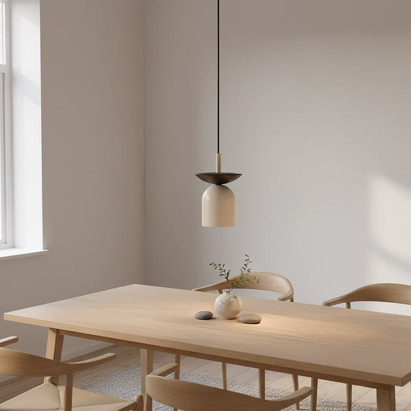 Ego black and mocha pendant light