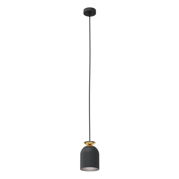 Cible 1-light black pendant light