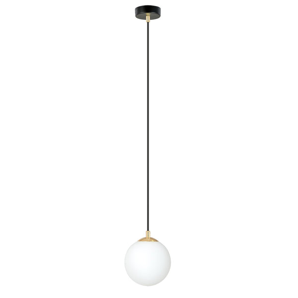 Royal 1-light black pendant light