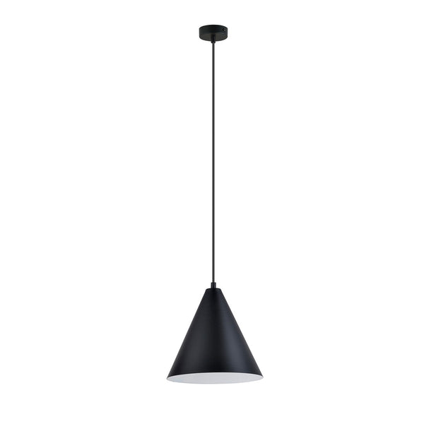 Rebel 1-light black and white pendant light