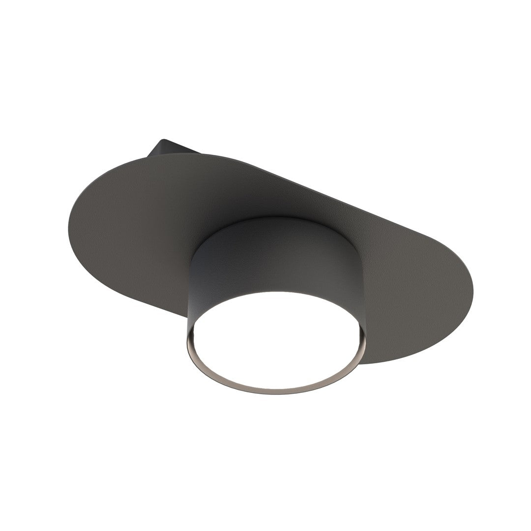 Stilo 1-light black ceiling light