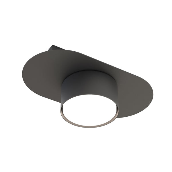 Stilo 1-light black ceiling light
