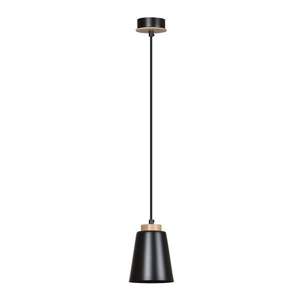 Bolero 1-light black pendant light