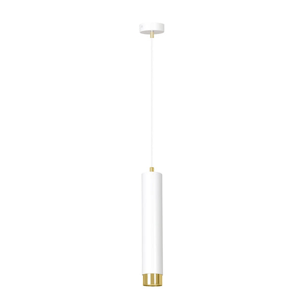 Kibo white and gold pendant light