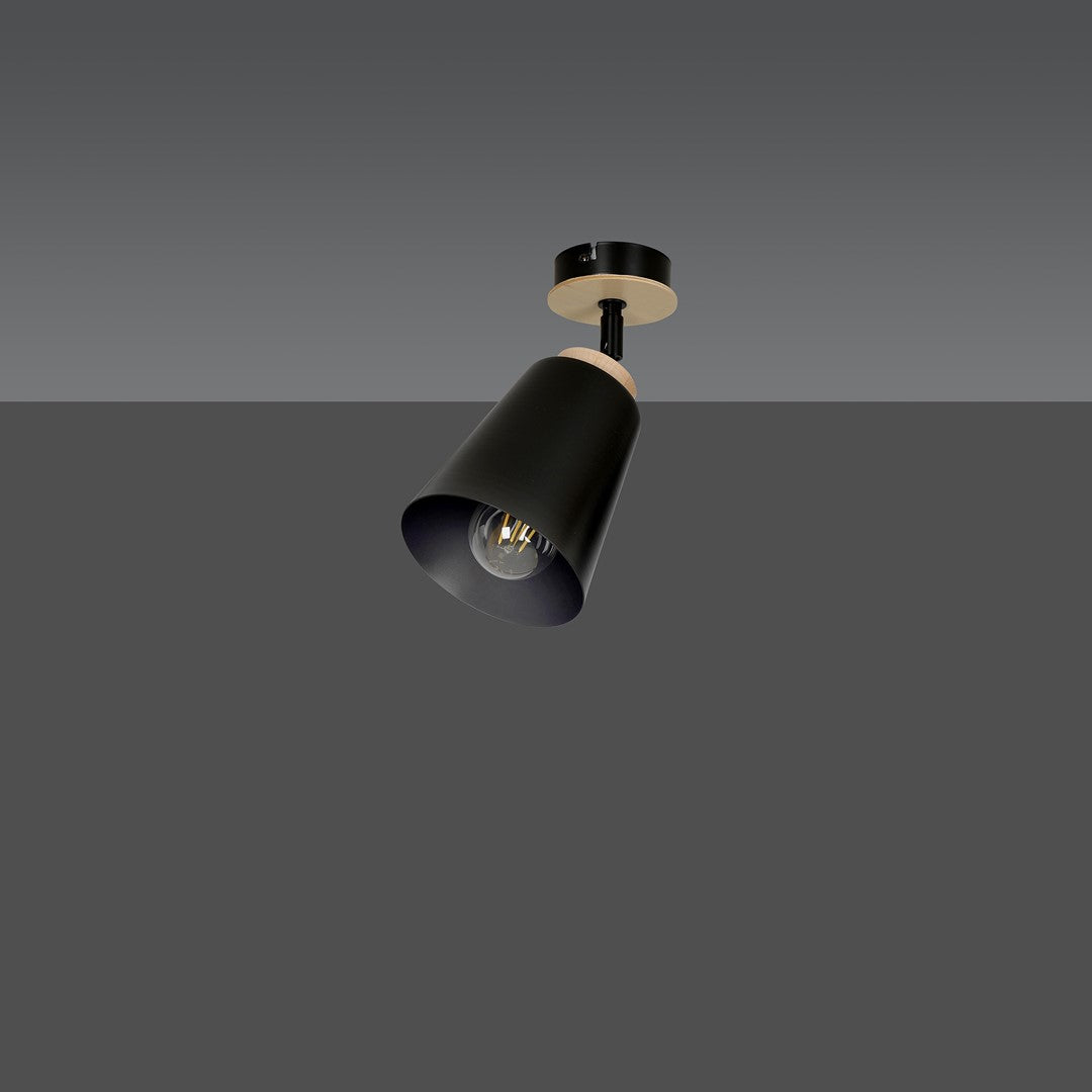 Atlas 1-light spotlight black