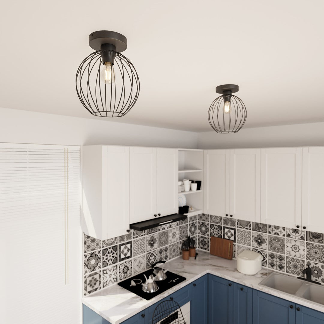 Nest 1-light pendant lamp, black